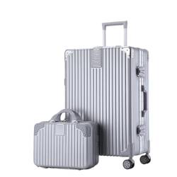 ALLC Koffer Gepäck-Set, Koffer, Trolley, Passwort-Box, großes Fassungsvermögen, tragbarer Koffer for Geschäftsreisen Koffer für Unterwegs (Color : Large, Size : 28in) von ALLC