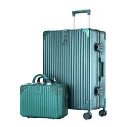 ALLC Koffer Gepäck-Set, Koffer, Trolley, Passwort-Box, großes Fassungsvermögen, tragbarer Koffer for Geschäftsreisen Koffer für Unterwegs (Color : Medium, Size : 28in) von ALLC