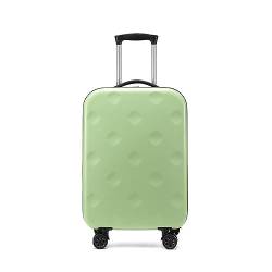 ALLC Koffer Klappbarer Trolley-Koffer, Loch, Universal-Rad-Trolley, tragbarer Aufbewahrungskoffer, Boarding-Koffer, modisches, einfaches Gepäck Koffer für Unterwegs (Color : Green, Size : 28inch) von ALLC