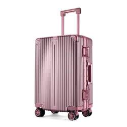 ALLC Koffer Multifunktionaler Koffer, Universal-Rad-Trolley, Aluminiumrahmen, großes Fassungsvermögen, tragbarer Koffer Koffer für Unterwegs (Color : B, Size : 24in) von ALLC