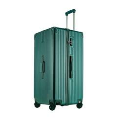 ALLC Koffer Retro-Koffer mit großem Fassungsvermögen, Universal-Rad-Trolley, Passwortbox, extra großer Koffer, Anti-Kollisions-Koffer Koffer für Unterwegs (Color : H, Size : 24-inch) von ALLC