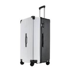 ALLC Koffer Retro-Koffer mit großem Fassungsvermögen, Universal-Rad-Trolley, Passwortbox, extra großer Koffer, Anti-Kollisions-Koffer Koffer für Unterwegs (Color : I, Size : 30-inch) von ALLC