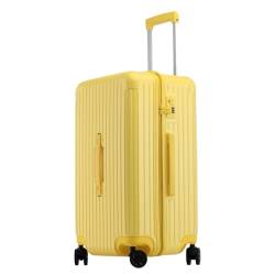ALLC Koffer Trolley-Koffer mit großem Fassungsvermögen und Universalrädern, Bordkoffer mit verdicktem Aluminiumrahmen Koffer für Unterwegs (Color : F, Size : 30in) von ALLC