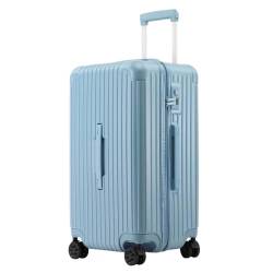 ALLC Koffer Trolley-Koffer mit großem Fassungsvermögen und Universalrädern, Bordkoffer mit verdicktem Aluminiumrahmen Koffer für Unterwegs (Color : I, Size : 30in) von ALLC
