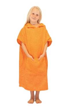 ALLEN & MATE Handtuch-Poncho mit Kapuze für Kinder, Wickelmantel aus 100% Baumwolle für Jungen und Mädchen zum Strand, Schwimmen, Surfen, Baden, Wassersport von ALLEN & MATE