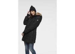 Winterjacke ALPENBLITZ "Bern" Gr. 38, schwarz (schwarz ( langjacke aus nachhaltigem material)) Damen Jacken Lange von ALPENBLITZ
