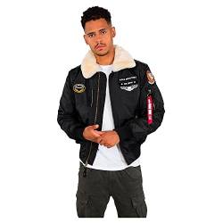 ALPHA INDUSTRIES Herren Injector III Air Force Bomberjacke, Black, S von ALPHA INDUSTRIES