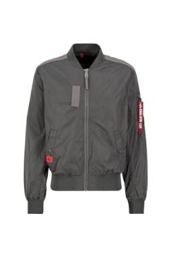 ALPHA INDUSTRIES Herren MA-1 Parachute Bomberjacke, Greyblack, M von ALPHA INDUSTRIES