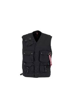 ALPHA INDUSTRIES Military Vest Militärweste für Herren Black von ALPHA INDUSTRIES