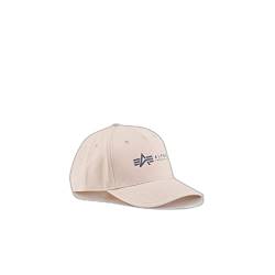 Alpha Industries Alpha Cap Unisex Basecap Jet Stream White von ALPHA INDUSTRIES