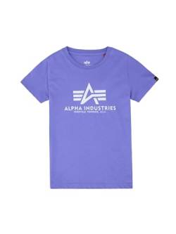 Alpha Industries Basic T Kids/Teens T-Shirt für Kinder Electric Violet von ALPHA INDUSTRIES