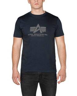 Alpha Industries Basic T-Shirt für Herren Rep.Blue von ALPHA INDUSTRIES
