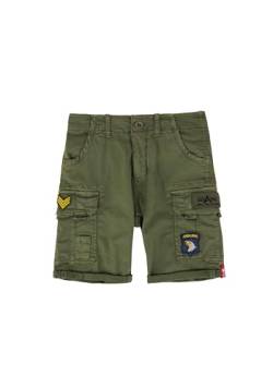 Alpha Industries Crew Short Patch Kids Cargoshort für Kinder Dark Olive von ALPHA INDUSTRIES