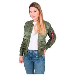 Alpha Industries Damen Bomberjacke MA-1 VF 59 Wmn, Grün (Sage Green 01), Medium von ALPHA INDUSTRIES