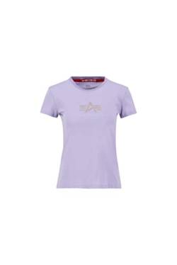 Alpha Industries Damen Crystal T wmn T-Shirt, Pale Violet, X-Large von ALPHA INDUSTRIES