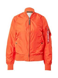 Alpha Industries Damen MA-1 TT Wmn Bomberjacke, Atomic Red, Standard von ALPHA INDUSTRIES