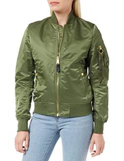 Alpha Industries Damen MA-1 VF LW Wmn Bomberjacke, Sage-Green/Gold, XS von ALPHA INDUSTRIES