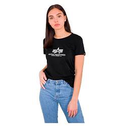 Alpha Industries Damen New Basic T Wmn T-Shirt, Black, L von ALPHA INDUSTRIES