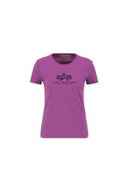 Alpha Industries Damen New Basic T Wmn T-Shirt, Dark Magenta, XL von ALPHA INDUSTRIES