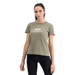 Alpha Industries Damen New Basic T Wmn T-Shirt, Olive, S von ALPHA INDUSTRIES