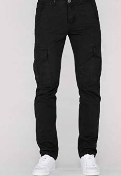 Alpha Industries Herren Agent Pant Freizeithose Hose, Black, 42 von ALPHA INDUSTRIES