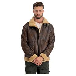 Alpha Industries Herren B3 Arctic Männer Winterjacke, Vintage Brown, S von ALPHA INDUSTRIES