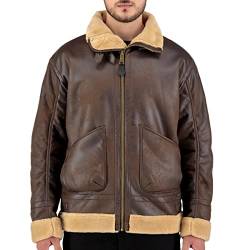 Alpha Industries Herren B3 Arctic Männer Winterjacke, Vintage Brown, XXL von ALPHA INDUSTRIES