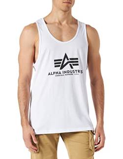 Alpha Industries Herren Basic BB Tank Top T-Shirt, White, 3XL von ALPHA INDUSTRIES