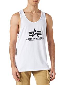 Alpha Industries Herren Basic BB Tank Top T-Shirt, White, M von ALPHA INDUSTRIES