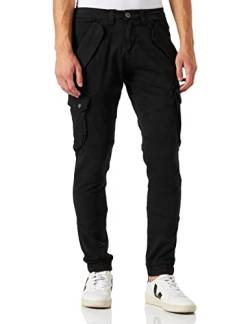 Alpha Industries Herren Combat Pant LW Damen Freizeithose, Black, 30 von ALPHA INDUSTRIES