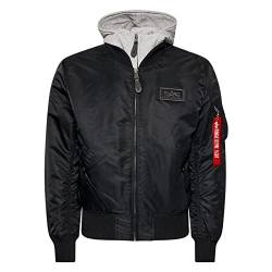 Alpha Industries Herren Fliegerjacke MA-1 D-Tec, Black, Gr. S von ALPHA INDUSTRIES