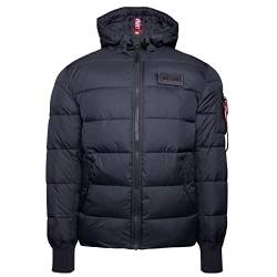 Alpha Industries Herren Hooded Puffer Alpha FD Damen Winterjacke, Rep.Blue, XL von ALPHA INDUSTRIES