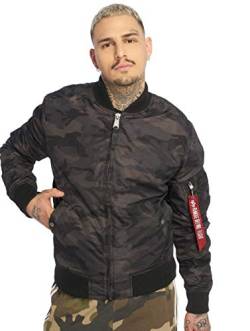 Alpha Industries Herren Jacke MA-1 TT, Mehrfarbig (Black Camo 125), Medium von ALPHA INDUSTRIES