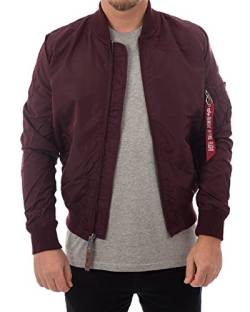 Alpha Industries Herren MA-1 TT Bomberjacke, Dark Maroon, XL von ALPHA INDUSTRIES