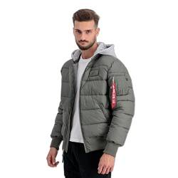 Alpha Industries Herren MA-1 ZH Puffer FD Winterjacke, Vintage Green, Large von ALPHA INDUSTRIES