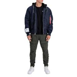 Alpha Industries Herren MA-1 ZHP Bomberjacke, Ultra Navy, Small von ALPHA INDUSTRIES