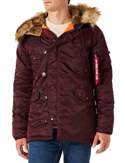 Alpha Industries Herren N3B VF 59 Damen Winterjacke, Deep Maroon, M von ALPHA INDUSTRIES