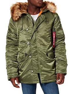 Alpha Industries Herren N3B VF 59 Winterjacke für Damen Mantel, Sage-Green, X-Large von ALPHA INDUSTRIES