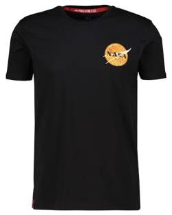 Alpha Industries Herren NASA Davinci T-Shirt, Black, L von ALPHA INDUSTRIES