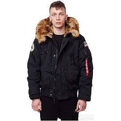 Alpha Industries Herren Polar Jacket SV Winterjacke Jacke, Schwarz (Black 03), Medium von ALPHA INDUSTRIES