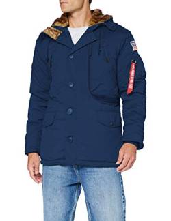 Alpha Industries Herren Polar Jacket Winterjacke, New Navy, M von ALPHA INDUSTRIES