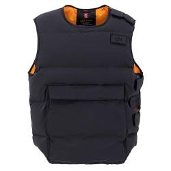 Alpha Industries Herren Protector Puffer Vest Weste, Black, L von ALPHA INDUSTRIES