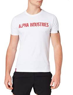 Alpha Industries Herren RBF Moto T-Shirt, White, S von ALPHA INDUSTRIES