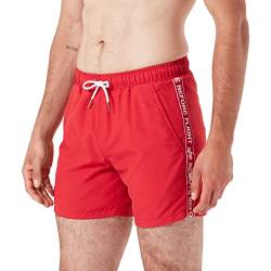 Alpha Industries Herren RBF Tape Swim Short Schwimmshort Badehose, Speed Red, L von ALPHA INDUSTRIES