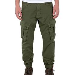 Alpha Industries Herren Spy Pant Freizeithose, Dark Olive, 32 von ALPHA INDUSTRIES