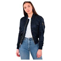 Alpha Industries MA-1 VF LW Wmn Bomberjacke für Damen Rep Blue/Gold von ALPHA INDUSTRIES