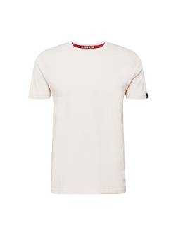 Alpha Industries USN Blood Chit T 2 T-Shirt für Herren Jet Stream White von ALPHA INDUSTRIES