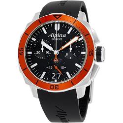 Alpina Herren Chronograph Quarz Uhr mit Leder Armband AL-372LBO4V6 von ALPINA