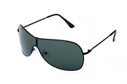 ALPLAND Sonnenbrille Pilotenbrille -Black -Oliv - inkl.Softbag von ALPLAND
