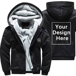 ALRRGPB Individuelle Hoodies für Herren entwerfen Sie Ihr eigenes Bild, personalisiertes Sweatshirt mit durchgehendem Reißverschluss von ALRRGPB